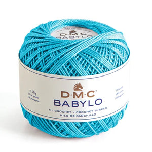 Filo di Scozia BABYLO N° 5 - DMC - Colore: 3846 - TURCHESE - by LacariaRicami.Store