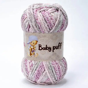 Ciniglia BABY PUFF - Silke 015 - FUCSIA SFUMATO - LacariaRicami.Store