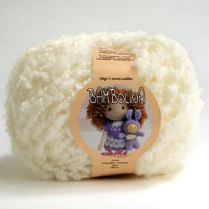 Lana Bambolina - Silke - Colore: 800 - BIANCO - by LacariaRicami.Store