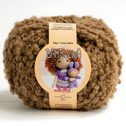 Lana Bambolina - Silke - 803 - MARRONE - LacariaRicami.Store