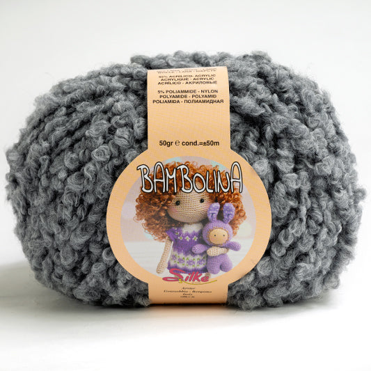 Lana Bambolina - Silke - 843 - GRIGIO SCURO - LacariaRicami.Store