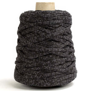Fettuccia BANG - Bertagna Filati - Colore: 131 - NERO GRIGIO SCURO - by LacariaRicami.Store