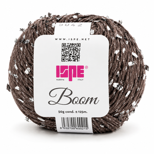 Cotone BOOM - ISPE - Colore: 504 - CIOCCOLATO ARGENTO - by LacariaRicami.Store
