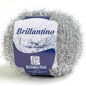 Lamè BRILLANTINO - Bertagna Filati - Colore: 101 - ARGENTO - by LacariaRicami.Store