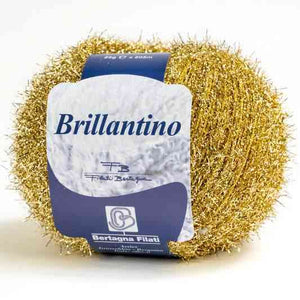 Lamè BRILLANTINO - Bertagna Filati - Colore: 104 - ORO - by LacariaRicami.Store