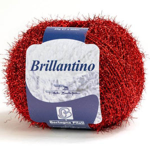 Lamè BRILLANTINO - Silke - 107 - ROSSO - LacariaRicami.Store