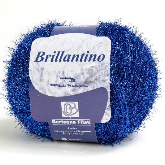 Lamè BRILLANTINO - Silke - 120 - BLU -LacariaRicami.Store