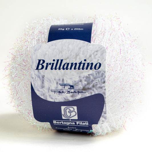 Lamè BRILLANTINO - Silke - 130 - BIANCO - LacariaRicami.Store