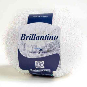 Lamè BRILLANTINO - Bertagna Filati - Colore: 130 - BIANCO - by LacariaRicami.Store