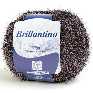 Lamè BRILLANTINO - Silke - 136 - NERO -LacariaRicami.Store