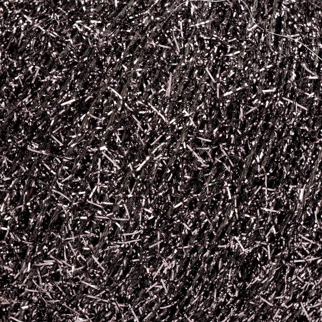 Lamè BRILLANTINO - Silke - 136 - NERO -LacariaRicami.Store