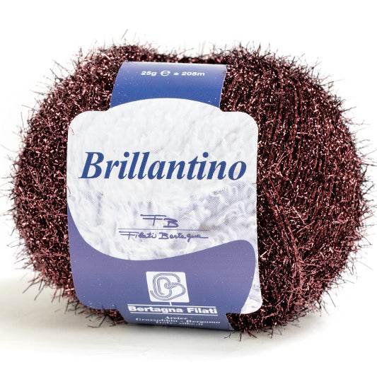 Lamè BRILLANTINO - Silke - 157 - BORDEAUX - LacariaRicami.Store