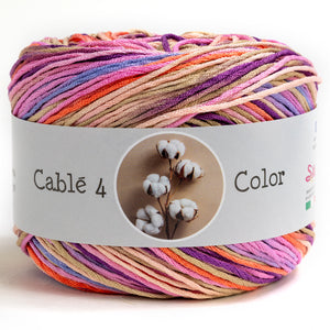 Cotone CABLE’ 4 COLOR - Silke - Colore: 712 - by LacariaRicami.Store