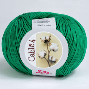 Cotone Cablé 4 - Silke - 06 - VERDE SMERALDO - LacariaRicami.Store