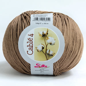 Cotone Cablé 4 - Silke - Colore: 11 - TORTORA - by LacariaRicami.Store