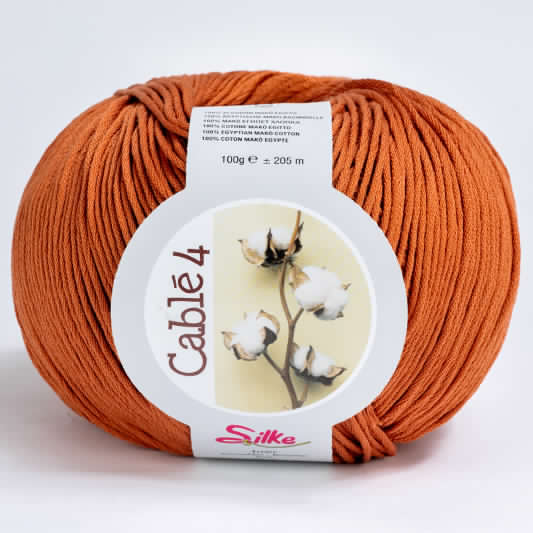 Cotone Cablé 4 - Silke - 12 - CANNELLA - LacariaRicami.Store