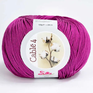 Cotone Cablé 4 - Silke - Colore: 13 - OLEANDRO - by LacariaRicami.Store