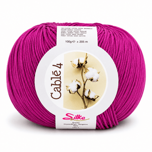Cotone Cablé 4 - Silke - Colore: 13 - OLEANDRO - by LacariaRicami.Store