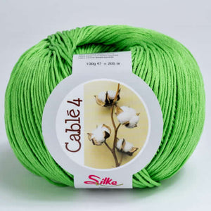 Cotone Cablé 4 - Silke - 26 - VERDE MELA  - LacariaRicami.Store