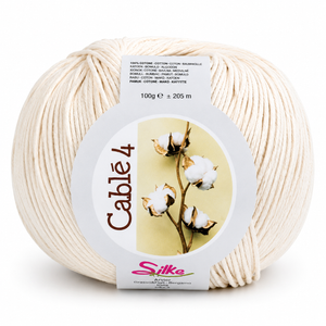 Cotone Cablé 4 - Silke - Colore: 29 - GREGGIO - by LacariaRicami.Store