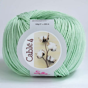 Cotone Cablé 4 - Silke - 34 - MENTA - LacariaRicami.Store