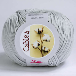 Cotone Cablé 4 - Silke - 39 - GRIGIO PERLA - LacariaRicami.Store