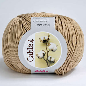 Cotone Cablé 4 - Silke - 49 - ECRÚ - LacariaRicami.Store