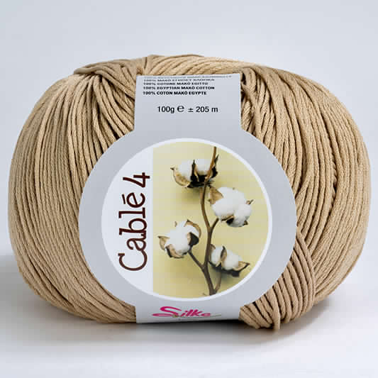 Cotone Cablé 4 - Silke - 49 - ECRÚ - LacariaRicami.Store
