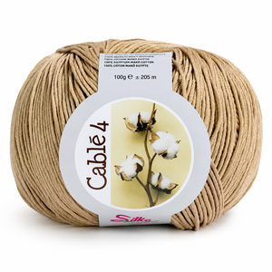 Cotone Cablé 4 - Silke - Colore: 49 - ECRÚ - by LacariaRicami.Store
