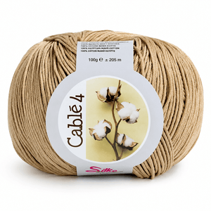 Cotone Cablé 4 - Silke - Colore: 49 - ECRÚ - by LacariaRicami.Store