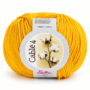 Cotone Cablé 4 - Silke - Colore: 54 - SOLE - by LacariaRicami.Store