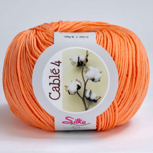 Cotone Cablé 4 - Silke - 56 - SALMONE - LacariaRicami.Store