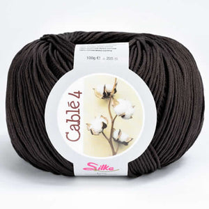 Cotone Cablé 4 - Silke - 115 - MORO - LacariaRicami.Store