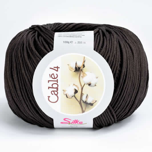 Cotone Cablé 4 - Silke - 115 - MORO - LacariaRicami.Store