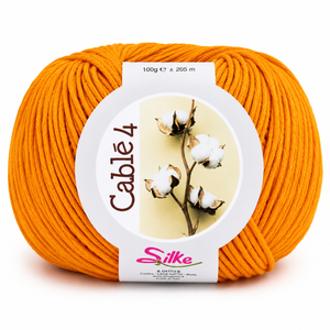 Cotone Cablé 4 - Silke - Colore: 224 - BECCO DI OCA - by LacariaRicami.Store