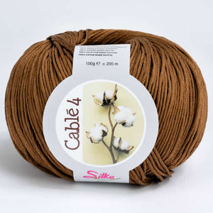 Cotone Cablé 4 - Silke - 250 - TABACCO - LacariaRicami.Store