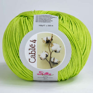 Cotone Cablé 4 - Silke - 271 - VERDE ACIDO - LacariaRicami.Store