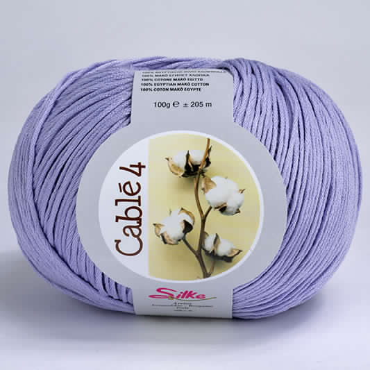 Cotone Cablé 4 - Silke - 339 - LILLA - LacariaRicami.Store