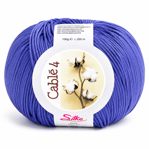 Cotone Cablé 4 - Silke - Colore: 578 - PERVINCA - by LacariaRicami.Store