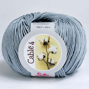 Cotone Cablé 4 - Silke - 790 - GRIGIO - LacariaRicami.Store