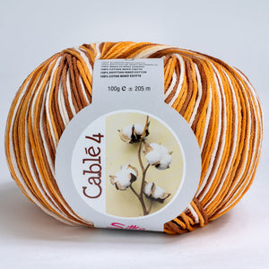 Cotone Cablé 4 Sfumato - Silke - 817 - MARRONCINO SFUMATO - LacariaRicami.Store