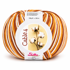 Cotone Cablé 4 Sfumato - Silke - Colore: 817 - MARRONCINO SFUMATO - by LacariaRicami.Store