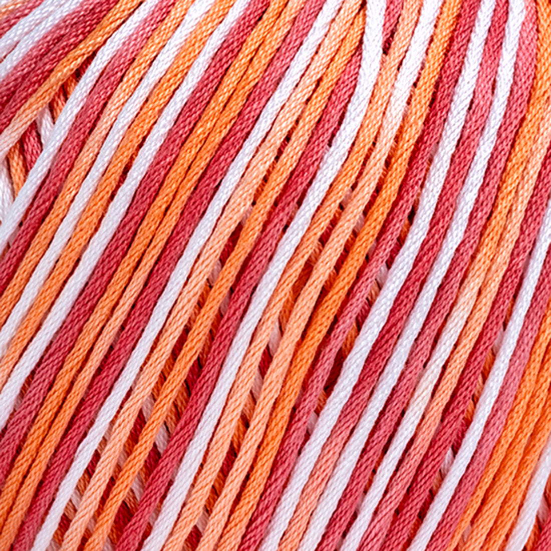 Cotone Cablé 4 Sfumato - Silke - 819 - ARANCIO FORTE SFUMATO - LacariaRicami.Store