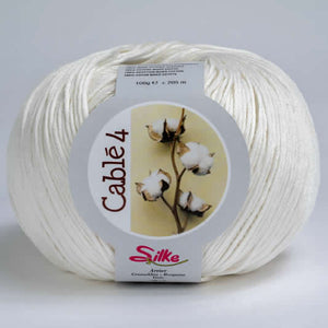 Cotone Cablé 4 - Silke - 911 - PANNA - LacariaRicami.Store