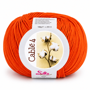 Cotone Cablé 4 - Silke - Colore: 920 - ARAGOSTA - by LacariaRicami.Store