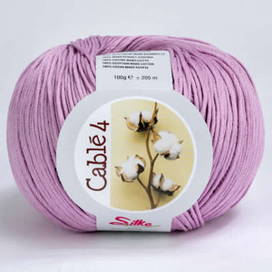 Cotone Cablé 4 - Silke - 930 - GLICINE - LacariaRicami.Store