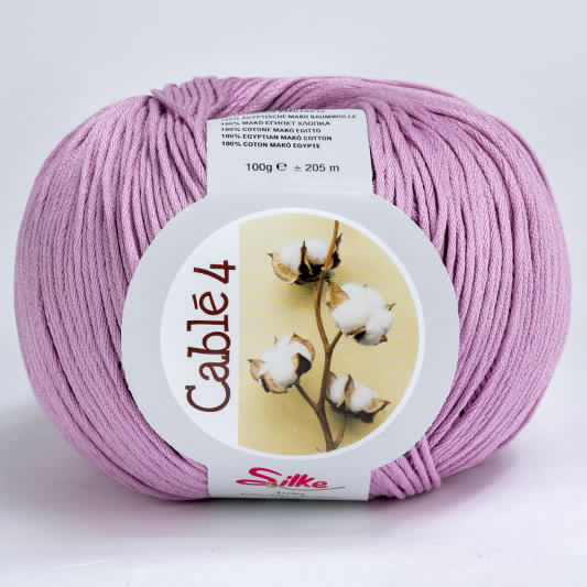 Cotone Cablé 4 - Silke - 930 - GLICINE - LacariaRicami.Store