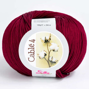 Cotone Cablé 4 - Silke - 950 - GRANATA - LacariaRicami.Store