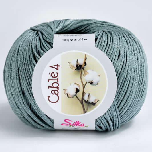 Cotone Cablé 4 - Silke - 965 - VERDE SALVIA - LacariaRicami.Store
