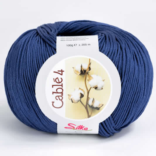 Cotone Cablé 4 - Silke - 980 - BLU COBALTO - LacariaRicami.Store